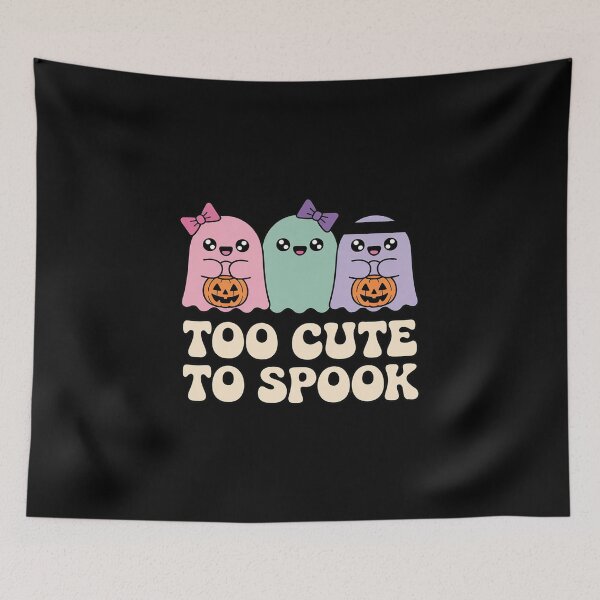 Item preview, Too Cute to Spook Colorful Ghost Halloween Night designed and sold by FluoroWave.