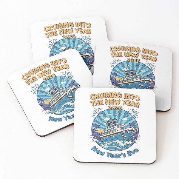 Item preview, Cruising Into The New Year 2026 Fun New Year's Eve designed and sold by LuminOrb.