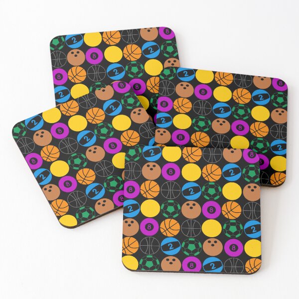 Item preview, Sports Balls Pattern Illustration designed and sold by NNAANN.