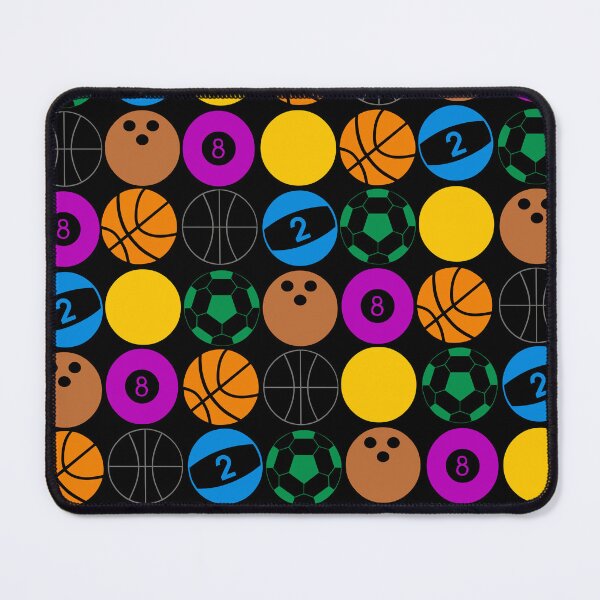 Item preview, Sports Balls Pattern Illustration designed and sold by NNAANN.
