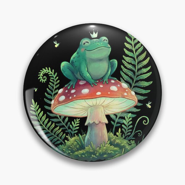 Item preview, Frog and Mushroom designed and sold by CatherineLievre.