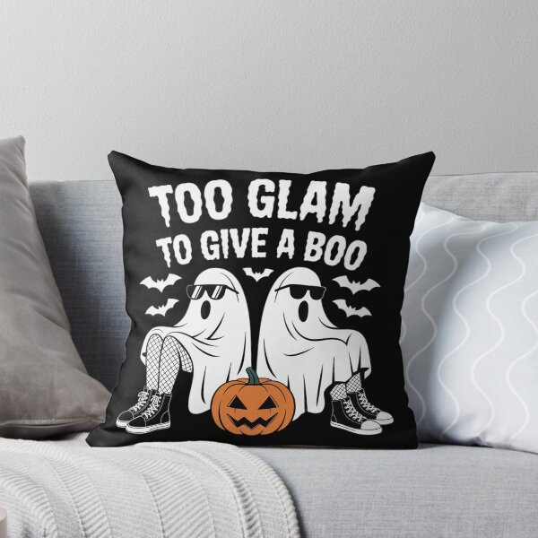 Item preview, Too Glam To Give A Boo Halloween Ghost Spooky Season Pumpkin designed and sold by Voidbinder.
