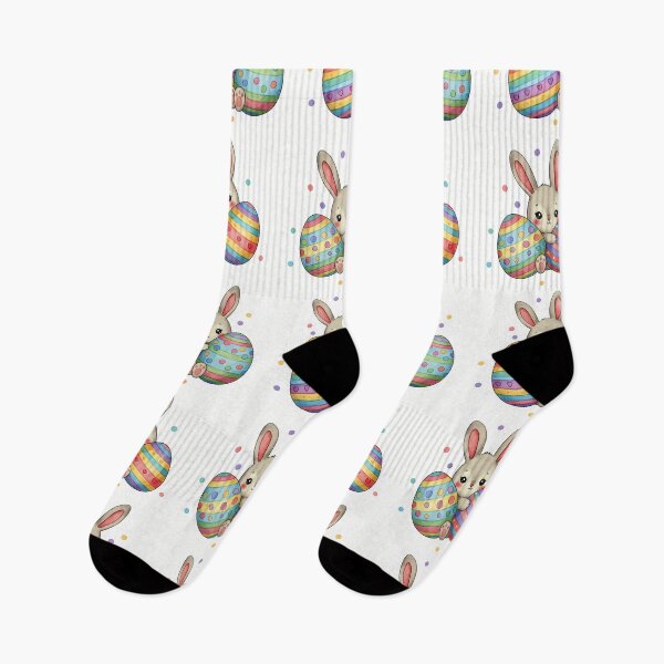 Item preview, Easter Snuggle Squad – Seamless Bunny & Egg Pattern designed and sold by meesub.