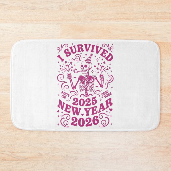Item preview, I Survived New Year 2025 2026 Party Vibes designed and sold by LuminOrb.