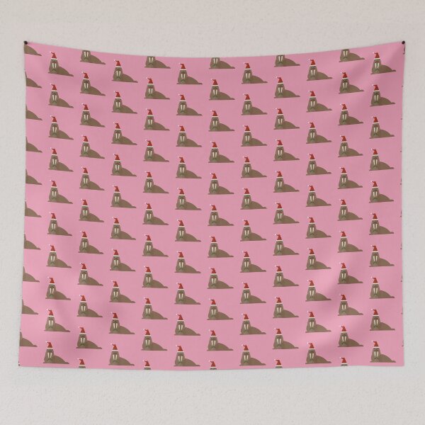 Item preview, Christmas walruses on pink designed and sold by reneesillus.
