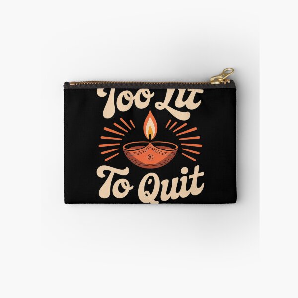 Item preview, Too Lit to Quit Diya Lamp Funny Diwali Festival designed and sold by Voidbinder.
