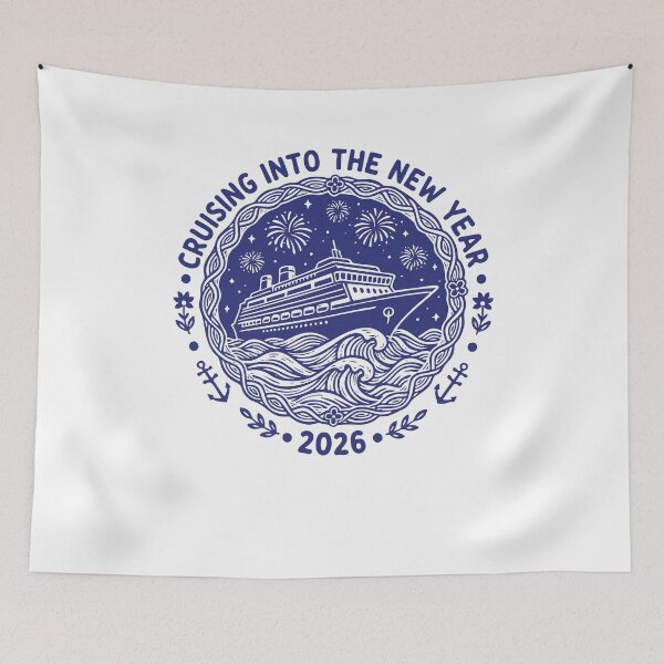 Item preview, Cruising Into The New Year 2026 Party Celebration designed and sold by LuminOrb.