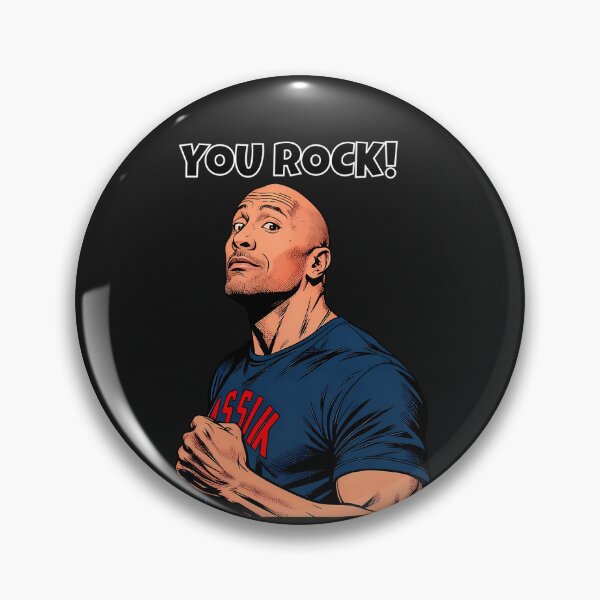 Item preview, You Rock - Dwayne Johnson Comic Illustration Meme designed and sold by KenlynPlaka.