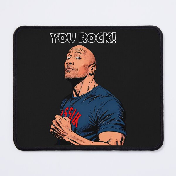 Item preview, You Rock - Dwayne Johnson Comic Illustration Meme designed and sold by KenlynPlaka.