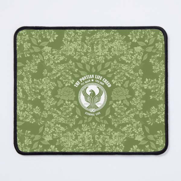 Item preview, Army Green Foliage Pontian creed message - Fly High, Live Free - Eternal Life designed and sold by SueKnox.