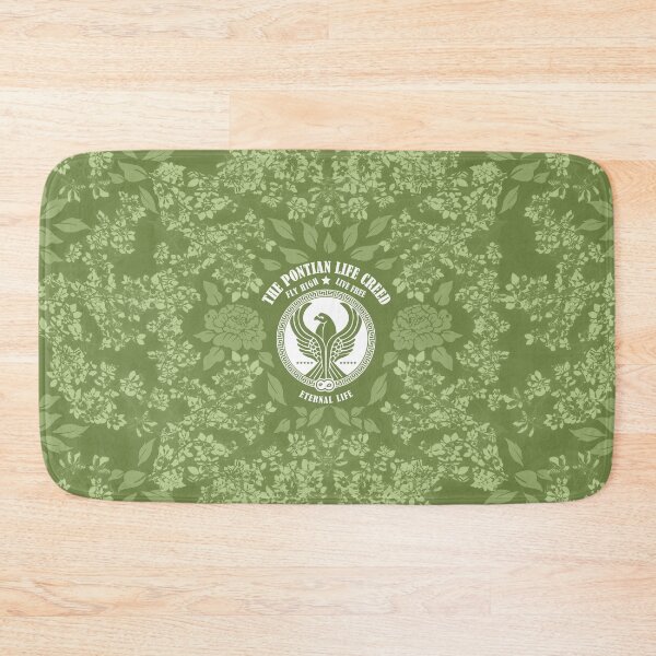 Item preview, Army Green Foliage Pontian creed message - Fly High, Live Free - Eternal Life designed and sold by SueKnox.