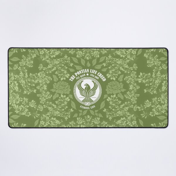 Item preview, Army Green Foliage Pontian creed message - Fly High, Live Free - Eternal Life designed and sold by SueKnox.