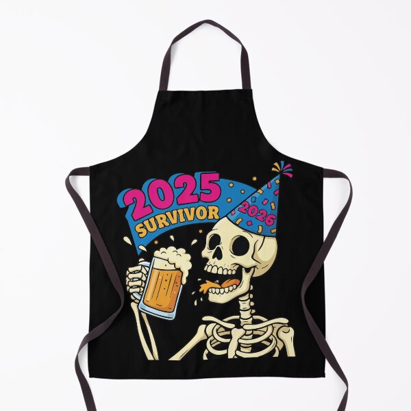 Item preview, 2025 Survivor Skeleton Party Hat 2026 Beer designed and sold by LuminOrb.