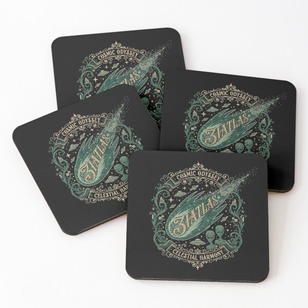Item preview, 3iATLAS Cosmic Odyssey Alien and Comet Crest designed and sold by zzz888.