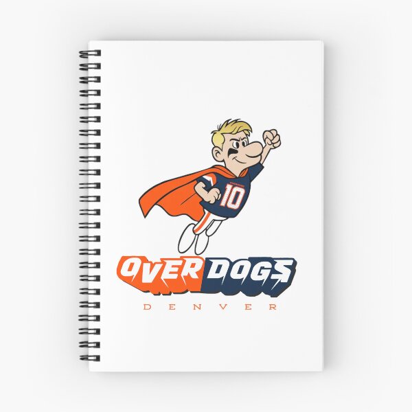 Artikelvorschau, Overdogs Bo Nix Denver Football Cartoon entworfen und verkauft von FmStyleArt.