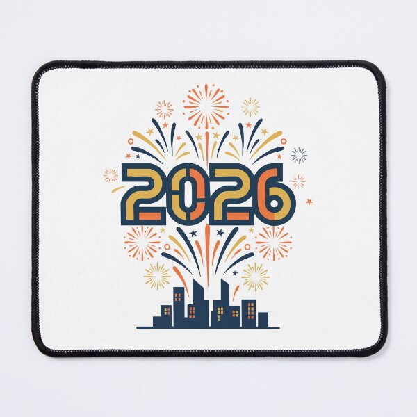 Item preview, Celebrate New Year's Eve 2026 Fireworks Skyline designed and sold by LuminOrb.