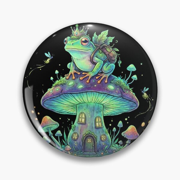 Item preview, Frog and Mushroom designed and sold by CatherineLievre.
