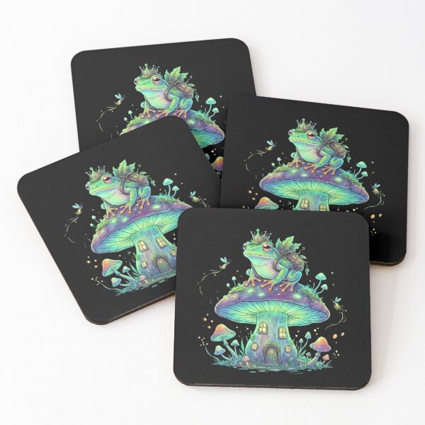 Item preview, Frog and Mushroom designed and sold by CatherineLievre.