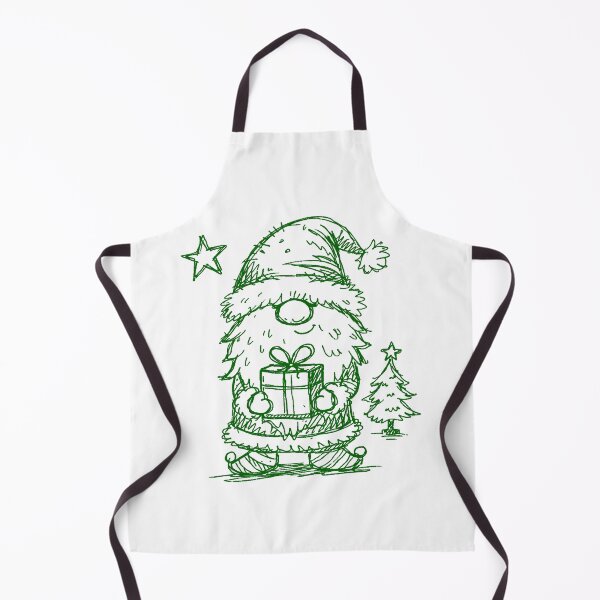 Item preview, Whimsical Christmas Gnome Festive Line Art GoW designed and sold by LuminShadowArt.