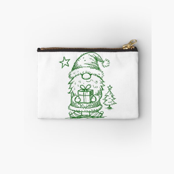 Item preview, Whimsical Christmas Gnome Festive Line Art GoW designed and sold by LuminShadowArt.