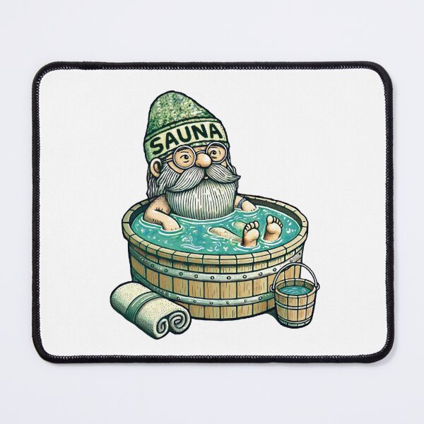 Item preview, 「Sauna Grandpa」Water bath & serenity designed and sold by WABISABIMOMENTS.