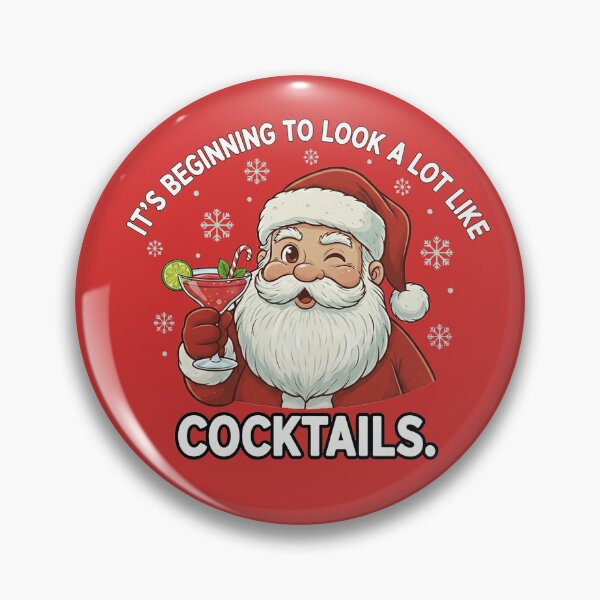Item preview, T-Shirt Funny Santa Drinking Cocktail Christmas Holiday Humor designed and sold by QuipQuips.