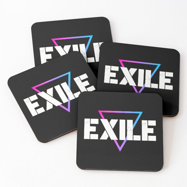Item preview, EXILE Neon Triangle Typography designed and sold by NNAANN.