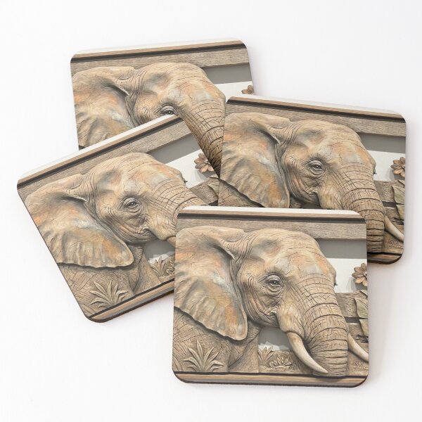 Item preview, Elephant Matriarch Ancient Memory Unbroken Bond Art designed and sold by SavannaStrikes.
