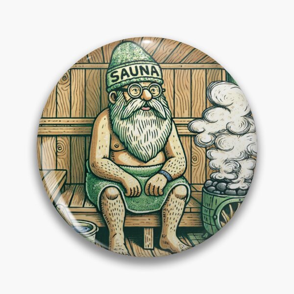 Item preview, 「Sauna Grandpa」Steam & Serenity - sauna room designed and sold by WABISABIMOMENTS.