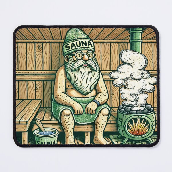 Item preview, 「Sauna Grandpa」Steam & Serenity - sauna room designed and sold by WABISABIMOMENTS.