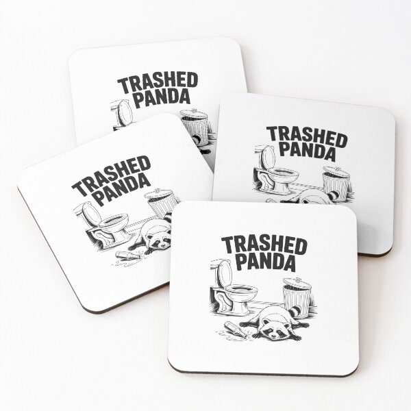Item preview, Trashed Panda Drunk Racoon  designed and sold by RayhendersonArt.
