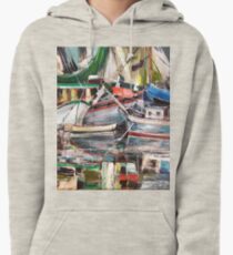 Mediterranean Impression Pullover Hoodie