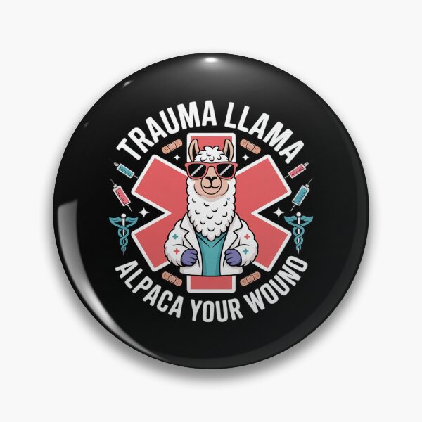 Item preview, Trauma Llama Alpaca Your Wound EMS Medic Gifts designed and sold by Voidbinder.