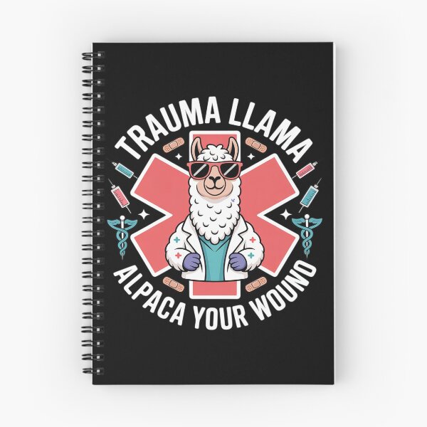 Item preview, Trauma Llama Alpaca Your Wound EMS Medic Gifts designed and sold by Voidbinder.