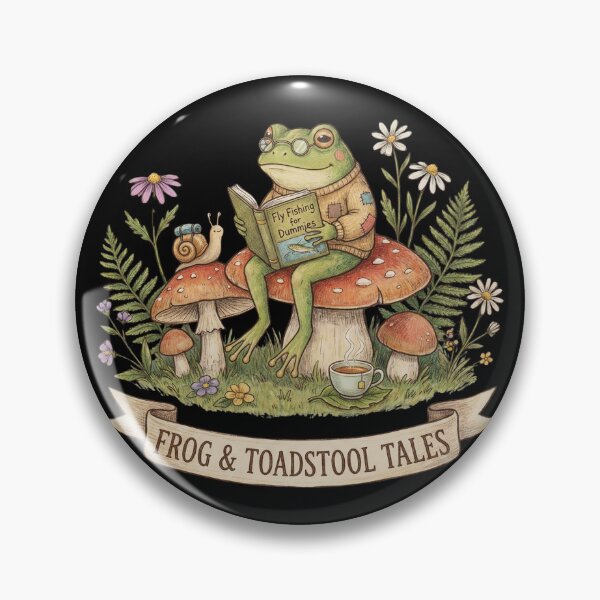 Item preview, Frog and Mushroom designed and sold by CatherineLievre.
