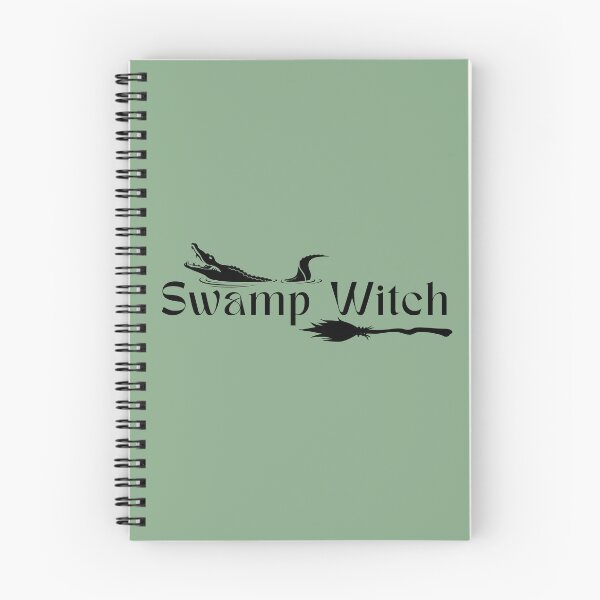 Item preview, Swamp Witch with Broom and Alligator designed and sold by NoodleBop.