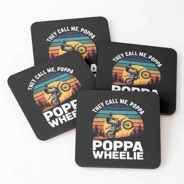 Item preview, Motocross Dirt Bike Poppa Wheelie Braaap designed and sold by nicomitchell.