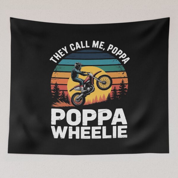 Item preview, Motocross Dirt Bike Poppa Wheelie Braaap designed and sold by nicomitchell.