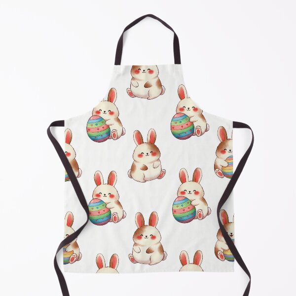 Item preview, Egg Hug Bunnies – Seamless Pastel Easter Pattern designed and sold by meesub.