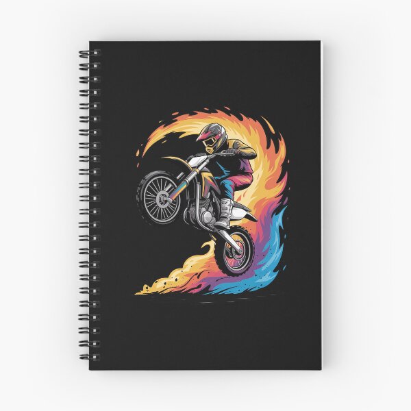 Item preview, Motocross Dirt Bike Racing Supercross Flying Jump Flames designed and sold by nicomitchell.