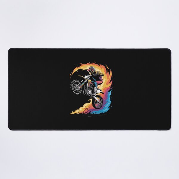 Item preview, Motocross Dirt Bike Racing Supercross Flying Jump Flames designed and sold by nicomitchell.