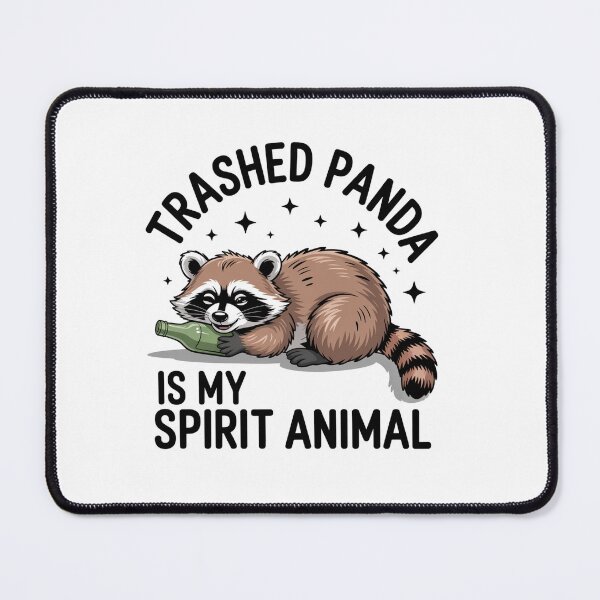 Item preview, Trashed Panda Is My Spirit Animal Racoon designed and sold by RayhendersonArt.