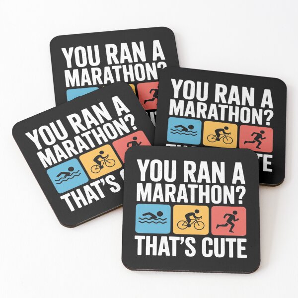Item preview, Triathlon You Ran A Marathon That's Cute Funny Triathlete designed and sold by Voidbinder.