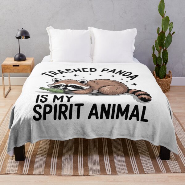 Item preview, Trashed Panda Is My Spirit Animal Racoon designed and sold by RayhendersonArt.