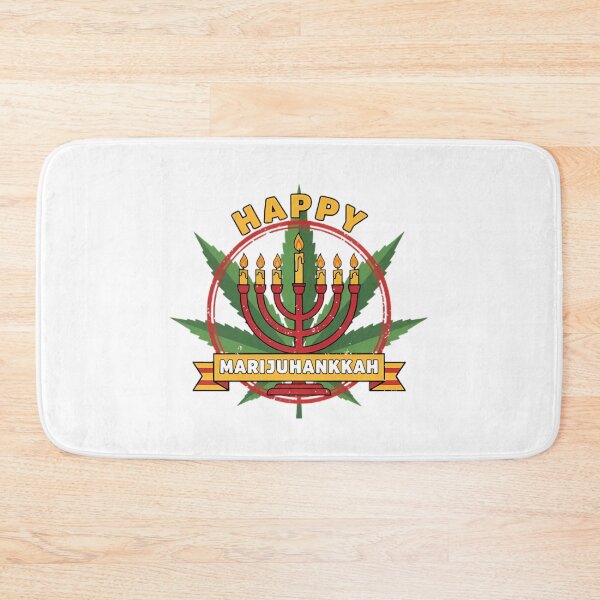 Item preview, Happy Marijuhanukkah Weed Menorah designed and sold by Crithimard91.