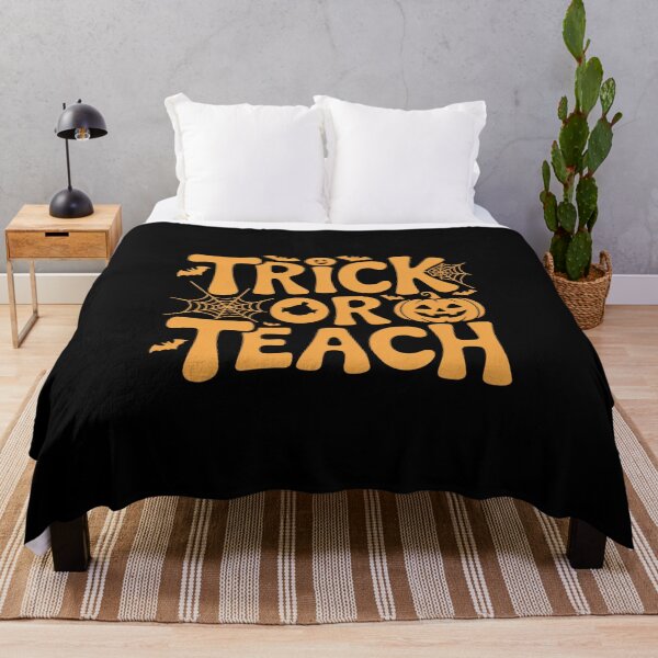 Item preview, Trick Or Teach Fall Autumn Halloween Teacher designed and sold by Voidbinder.
