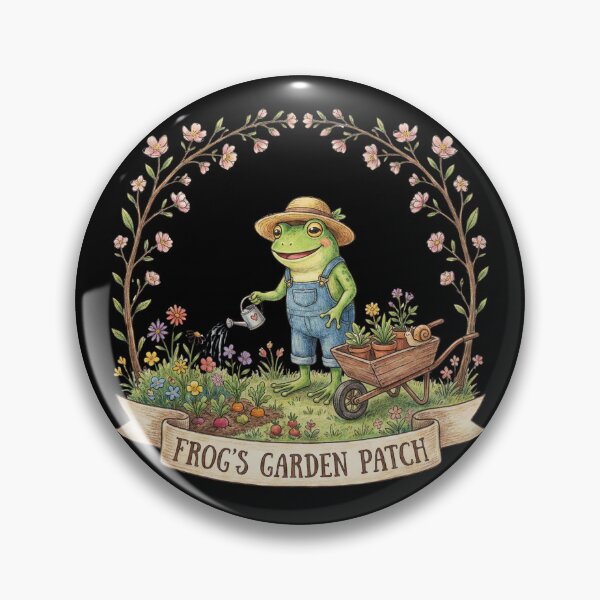 Item preview, Frog in the Garden designed and sold by CatherineLievre.