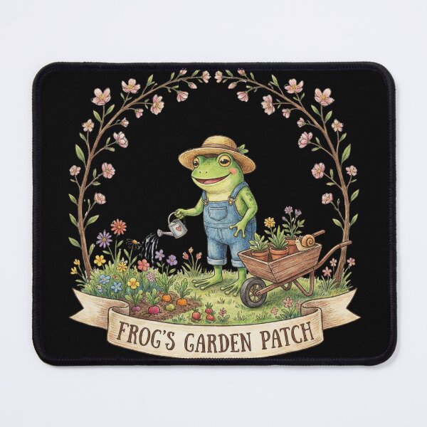 Item preview, Frog in the Garden designed and sold by CatherineLievre.