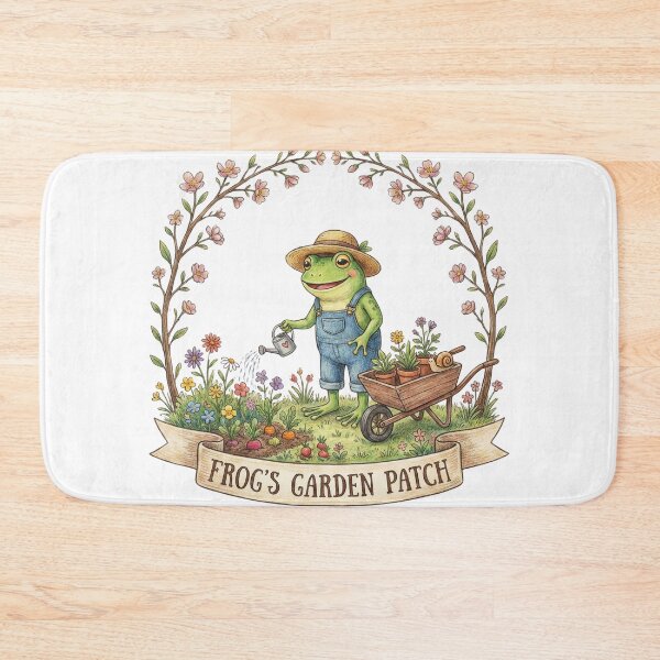 Item preview, Frog in the Garden designed and sold by CatherineLievre.