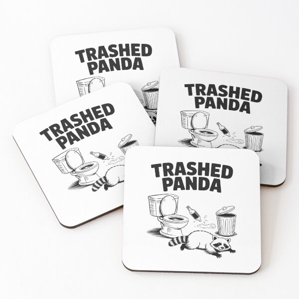 Item preview, Trashed Panda Drunk Racoon designed and sold by DianaStantzo.